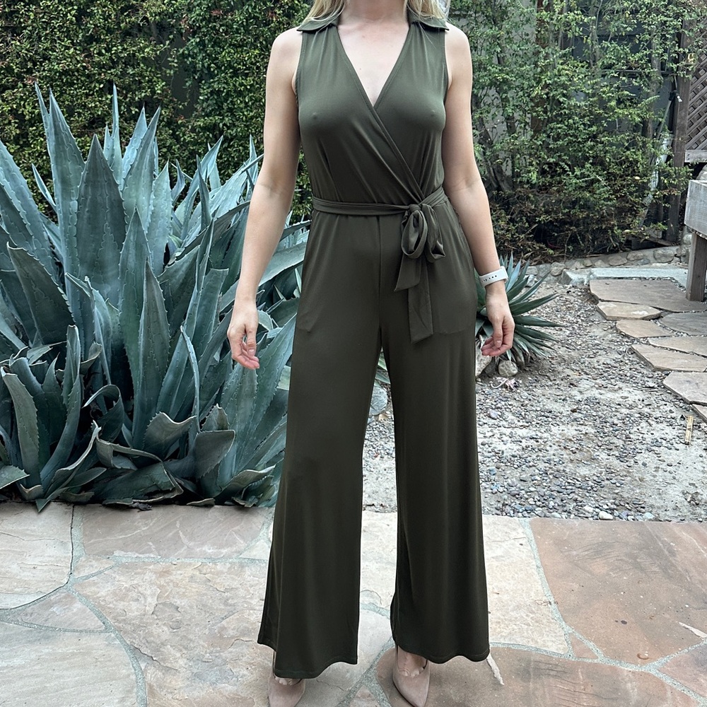 Olive Green Jumpsuit